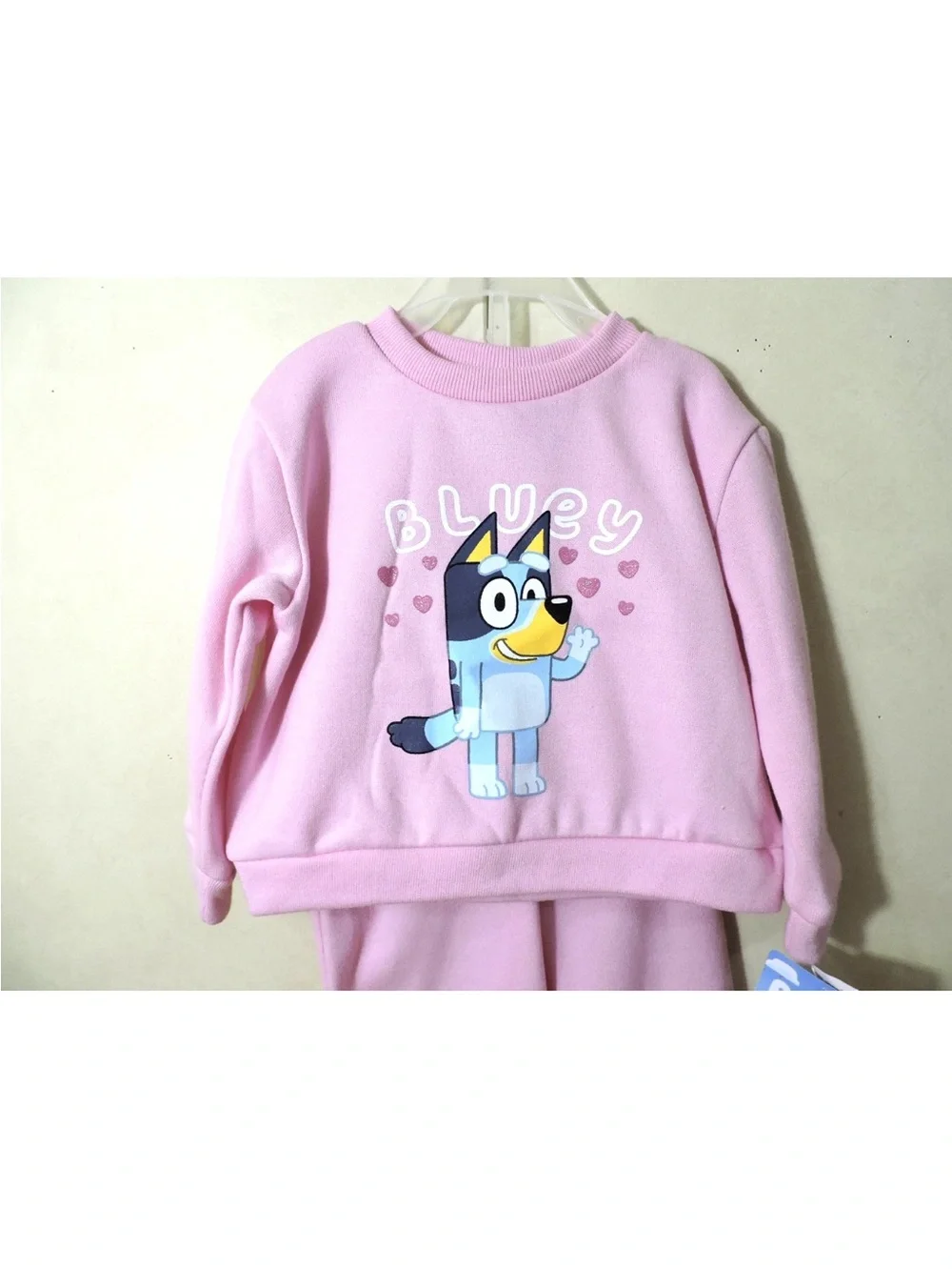 Kids Pink Fleece Jogging Set size 18 months